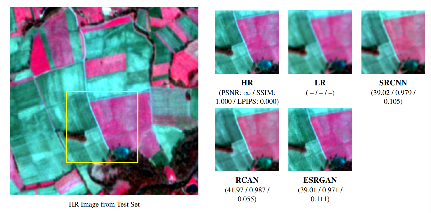 Image Super-Resolution using Generative Models on the SEN2VENµS Dataset