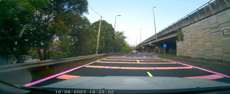 Road lane instance segmentation